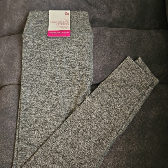 SO Brand-High Rise Lounge Leggings (Grey) 4-6 - Picture 4 of 4